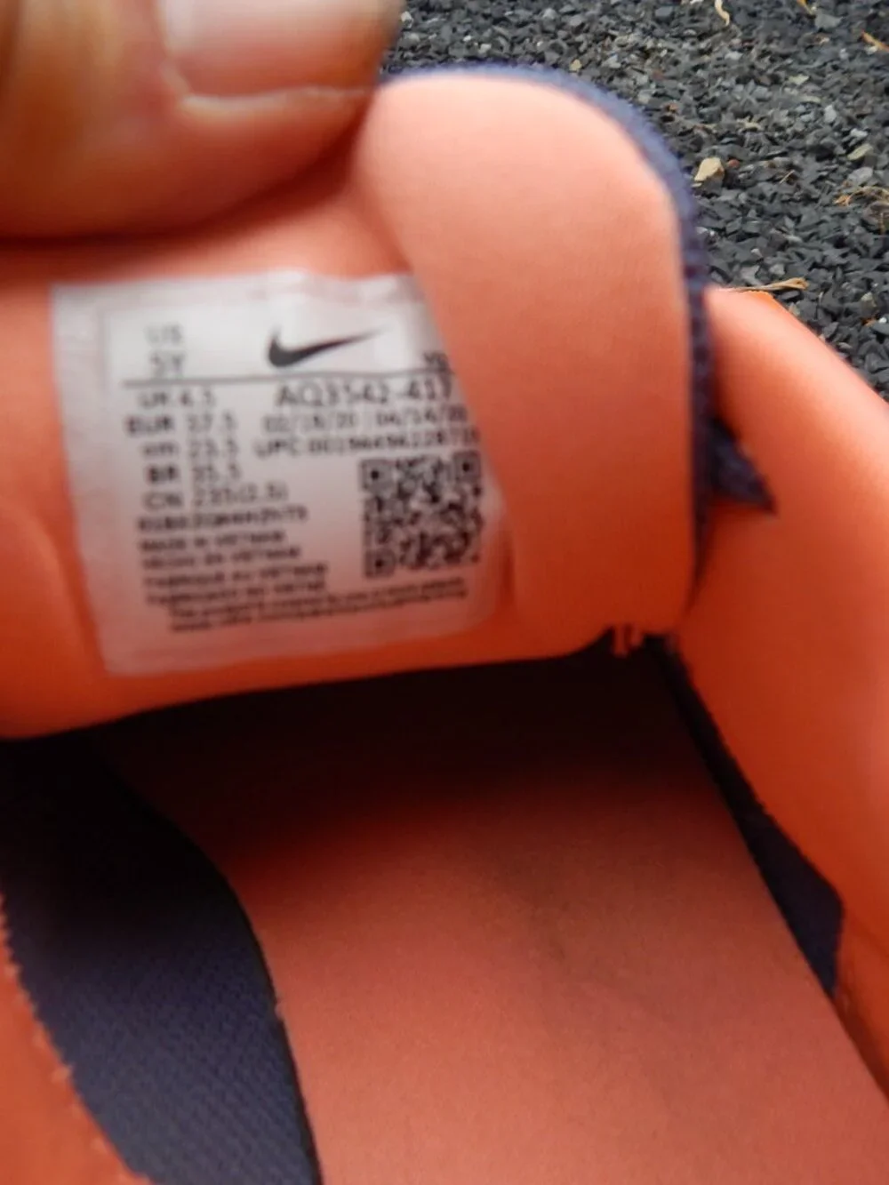 Nike Star Runner 2 GS Kids Running Shoes Indigo Size 5Y Big Kid Never Worn
